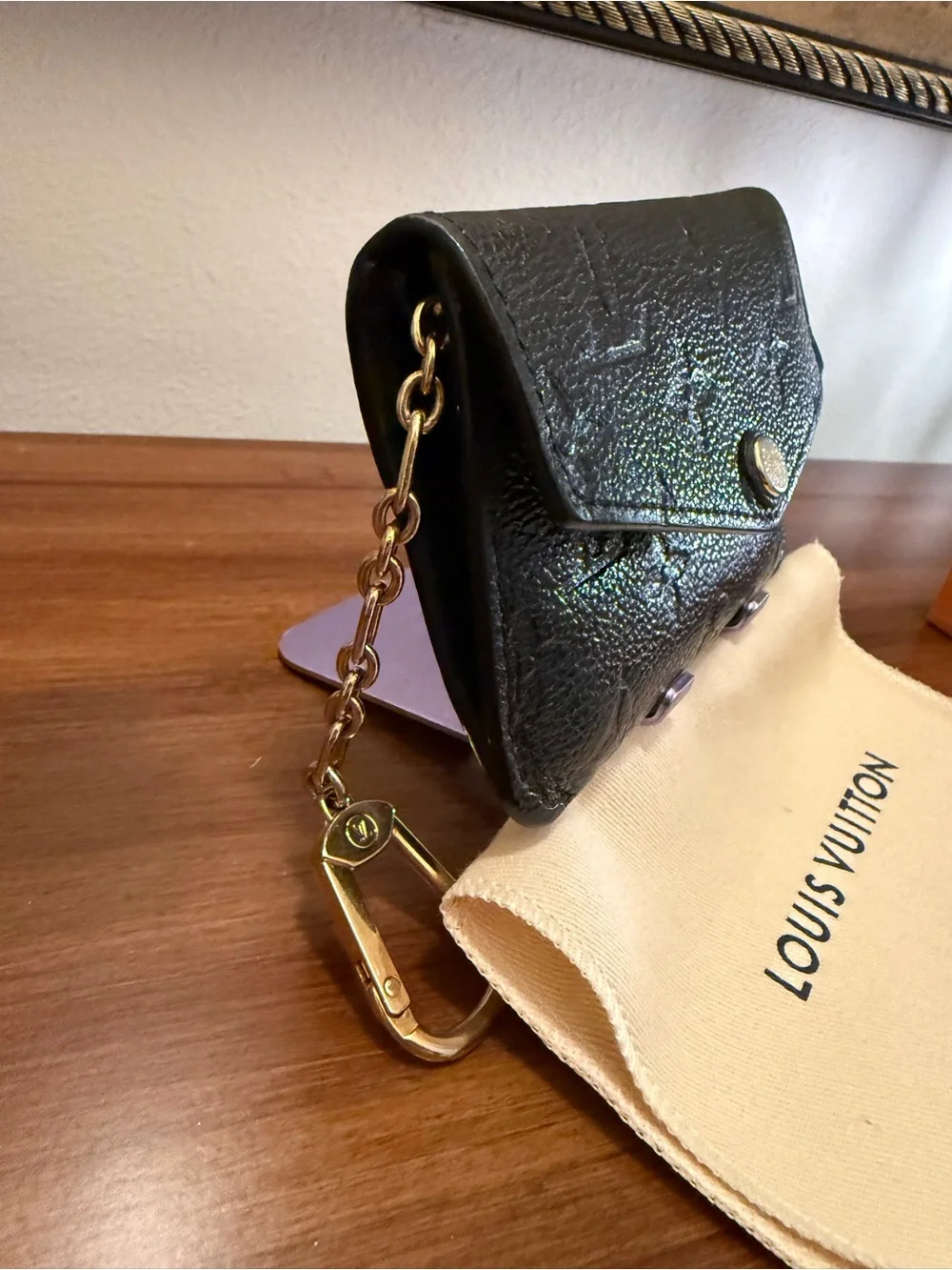 Louis Vuitton Black Monogram Envelope Wallet 💯authentic